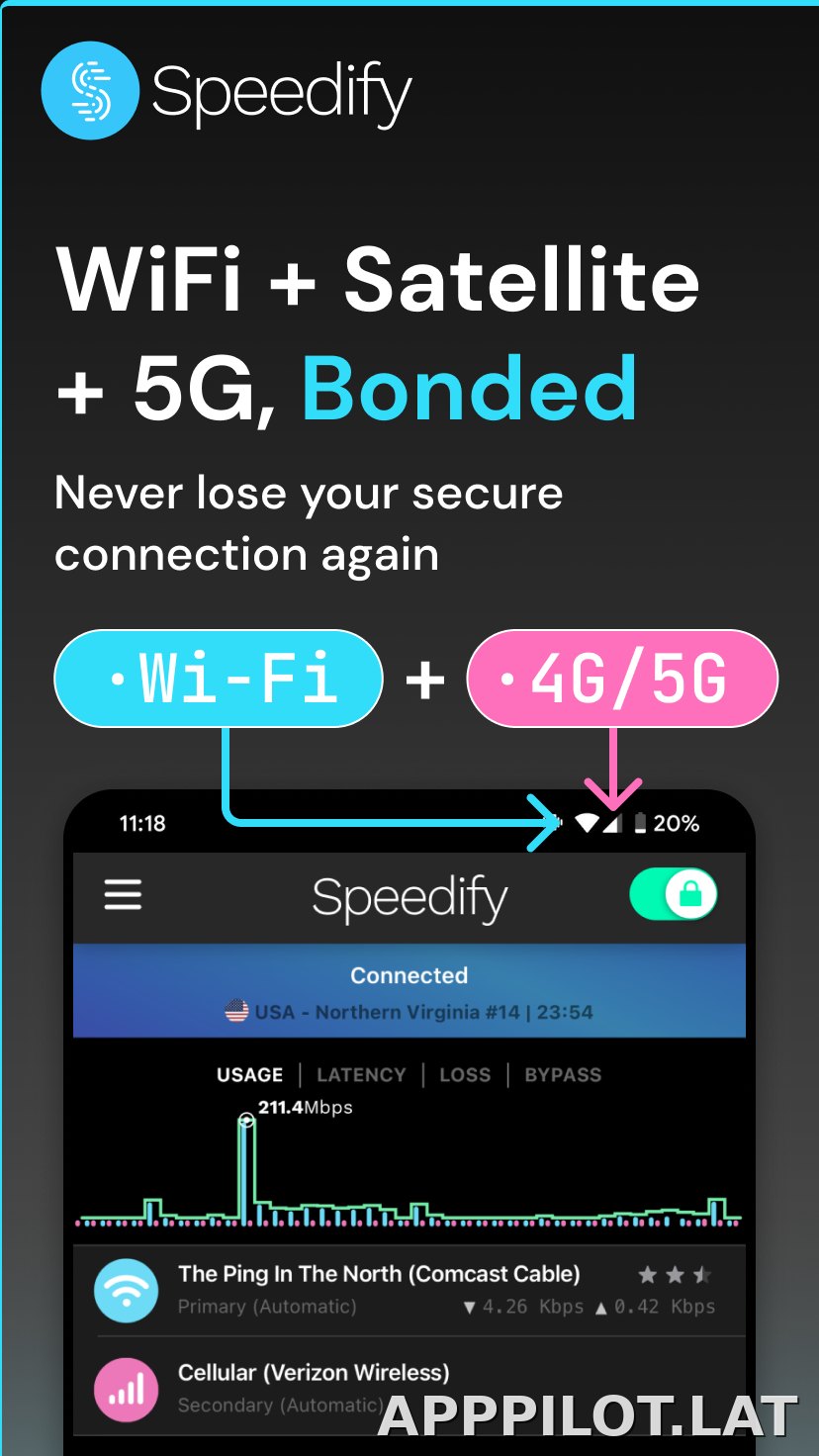 Speedify скриншот 1
