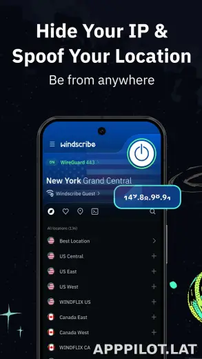 Windscribe скриншот 5