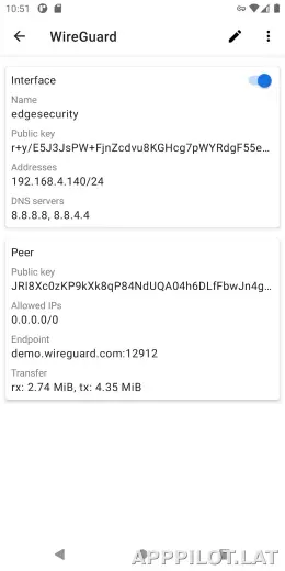 WireGuard скриншот 2